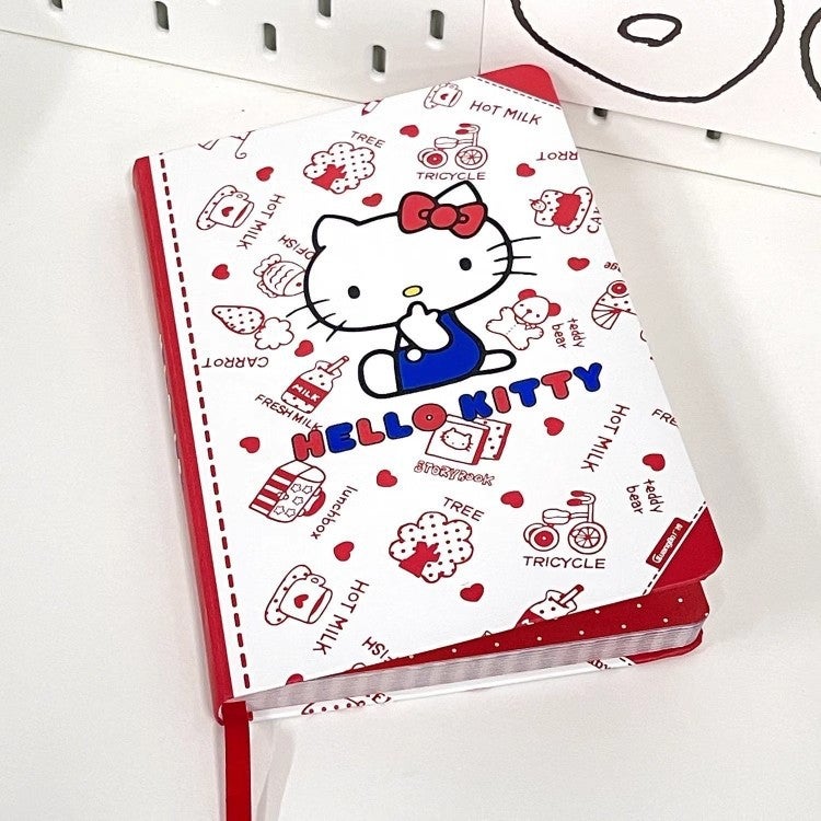 Hello Kitty Planner, High-Quality Aesthetic Student Notebook, Cute Girly Hardcover With Colored Pages For Studying And Journaling - Image 2